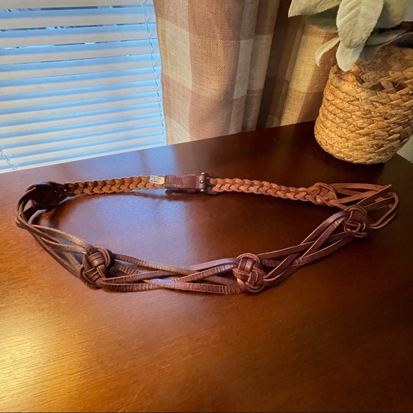 AEO Boho Braided Brown Belt - Picture 9 of 9